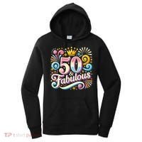 50 Year Old & Fabulous 50th Birthday Cute Women's Hoodie thumb 0
