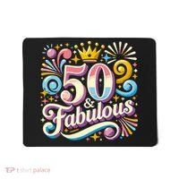 50 Year Old & Fabulous 50th Birthday Cute Mousepad thumb 0