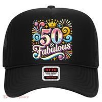 50 Year Old & Fabulous 50th Birthday Cute Hat thumb 0