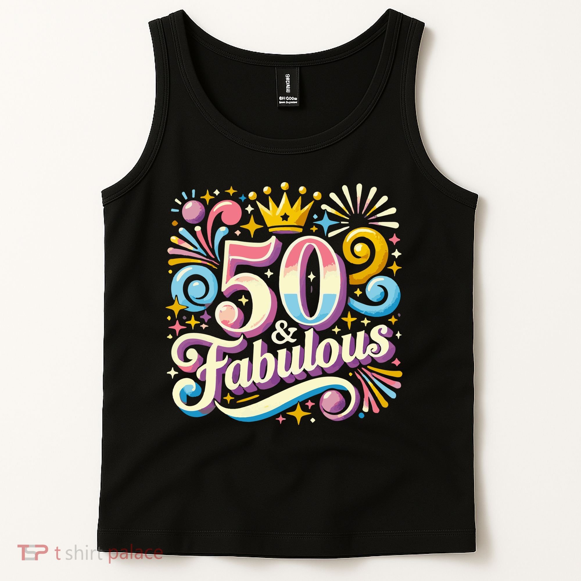 50 Year Old & Fabulous 50th Birthday Cute Tank Top