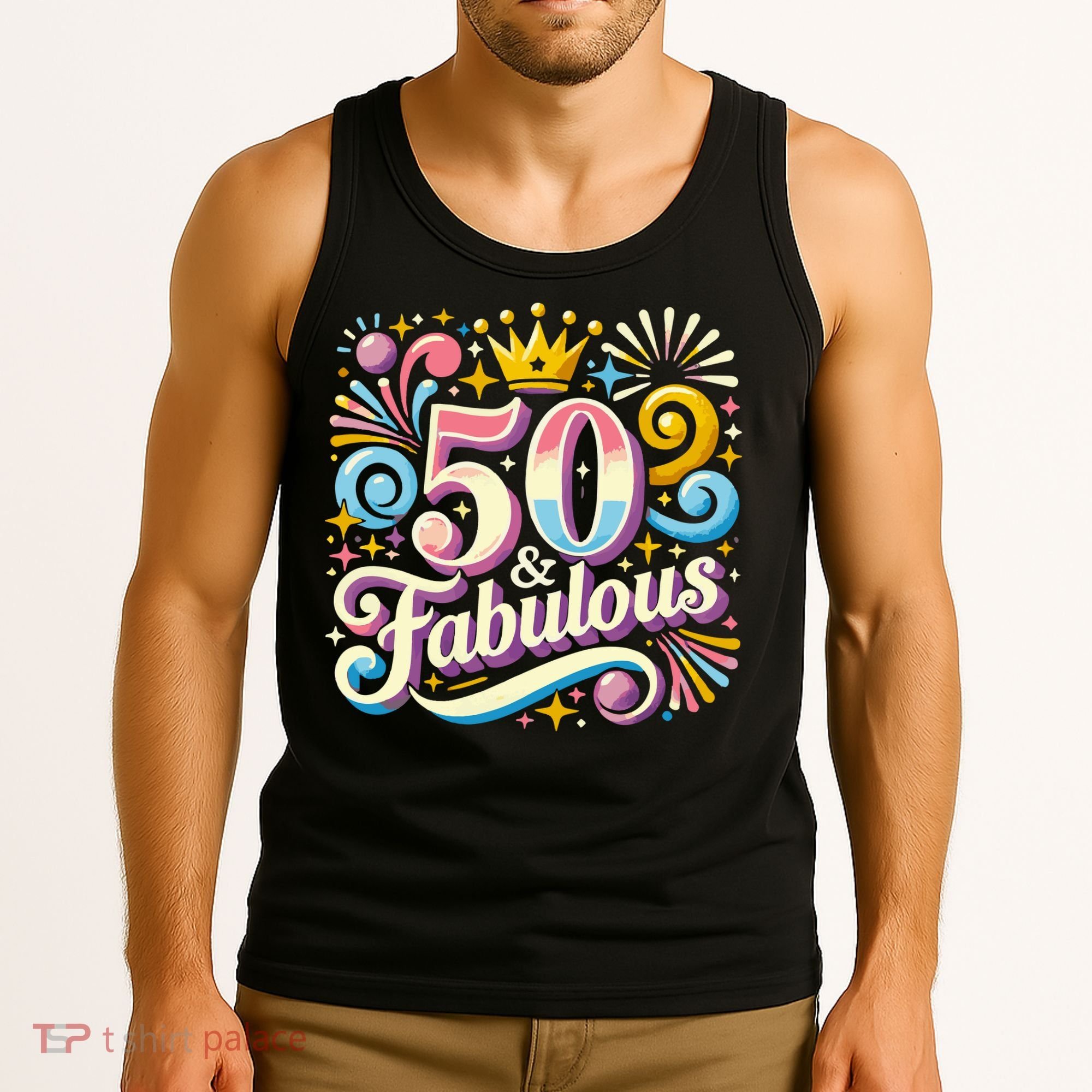 50 Year Old & Fabulous 50th Birthday Cute Tank Top