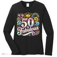 50 Year Old & Fabulous 50th Birthday Cute Women's Long Sleeve Shirt thumb 0