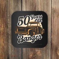 50 Years Old Banger Funny Birthday Coaster thumb 0