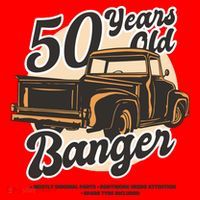 50 Years Old Banger Funny Birthday Santa Hat thumb 1