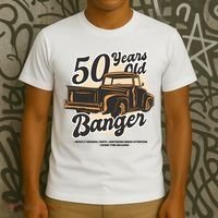 50 Years Old Banger Funny Birthday T-Shirt thumb 3