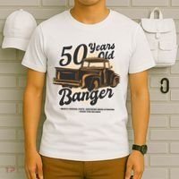 50 Years Old Banger Funny Birthday T-Shirt thumb 6