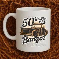 50 Years Old Banger Funny Birthday Coffee Mug thumb 2