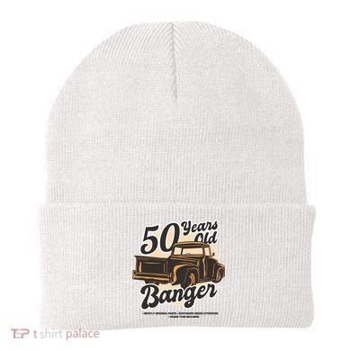50 Years Old Banger Funny Birthday Beanie