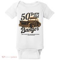 50 Years Old Banger Funny Birthday Baby Bodysuit thumb 0