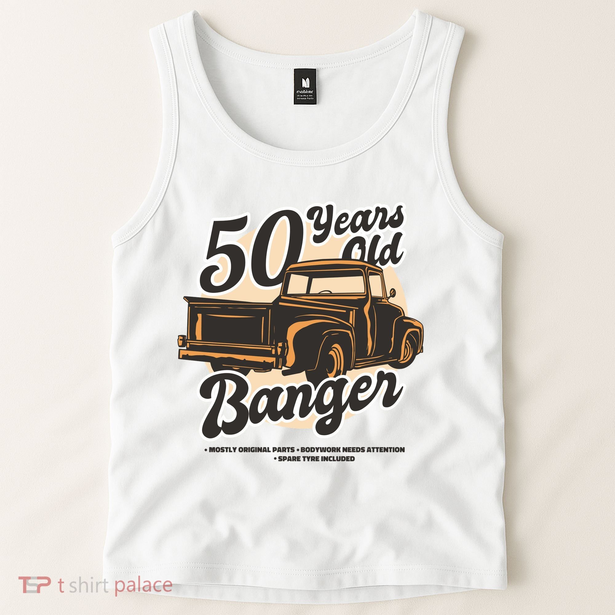 50 Years Old Banger Funny Birthday Tank Top