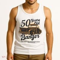 50 Years Old Banger Funny Birthday Tank Top thumb 3