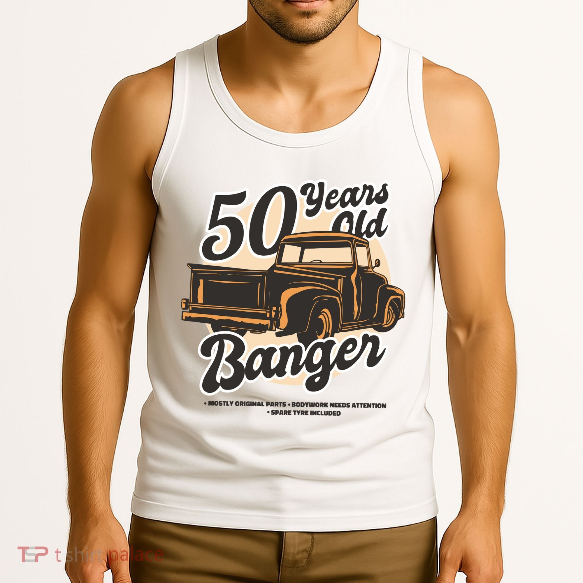 50 Years Old Banger Funny Birthday Tank Top