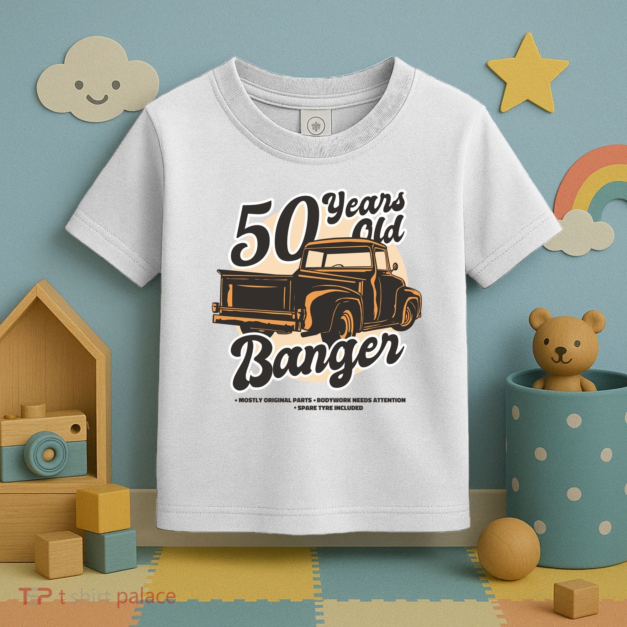 50 Years Old Banger Funny Birthday Toddler T-Shirt