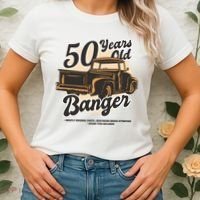 50 Years Old Banger Funny Birthday Women's T-Shirt thumb 2