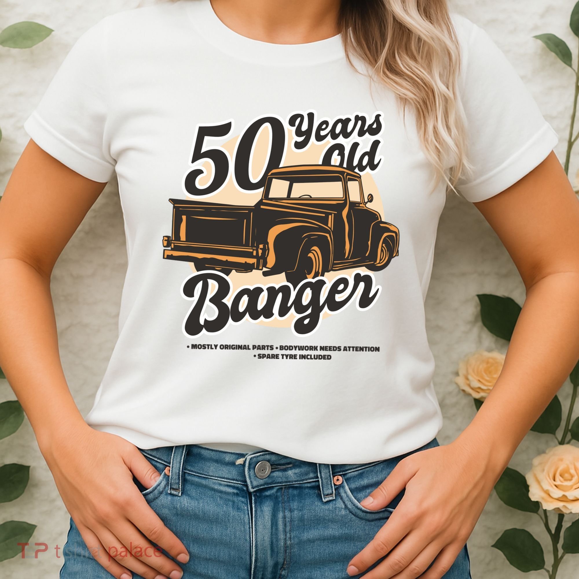 50 Years Old Banger Funny Birthday Women's T-Shirt