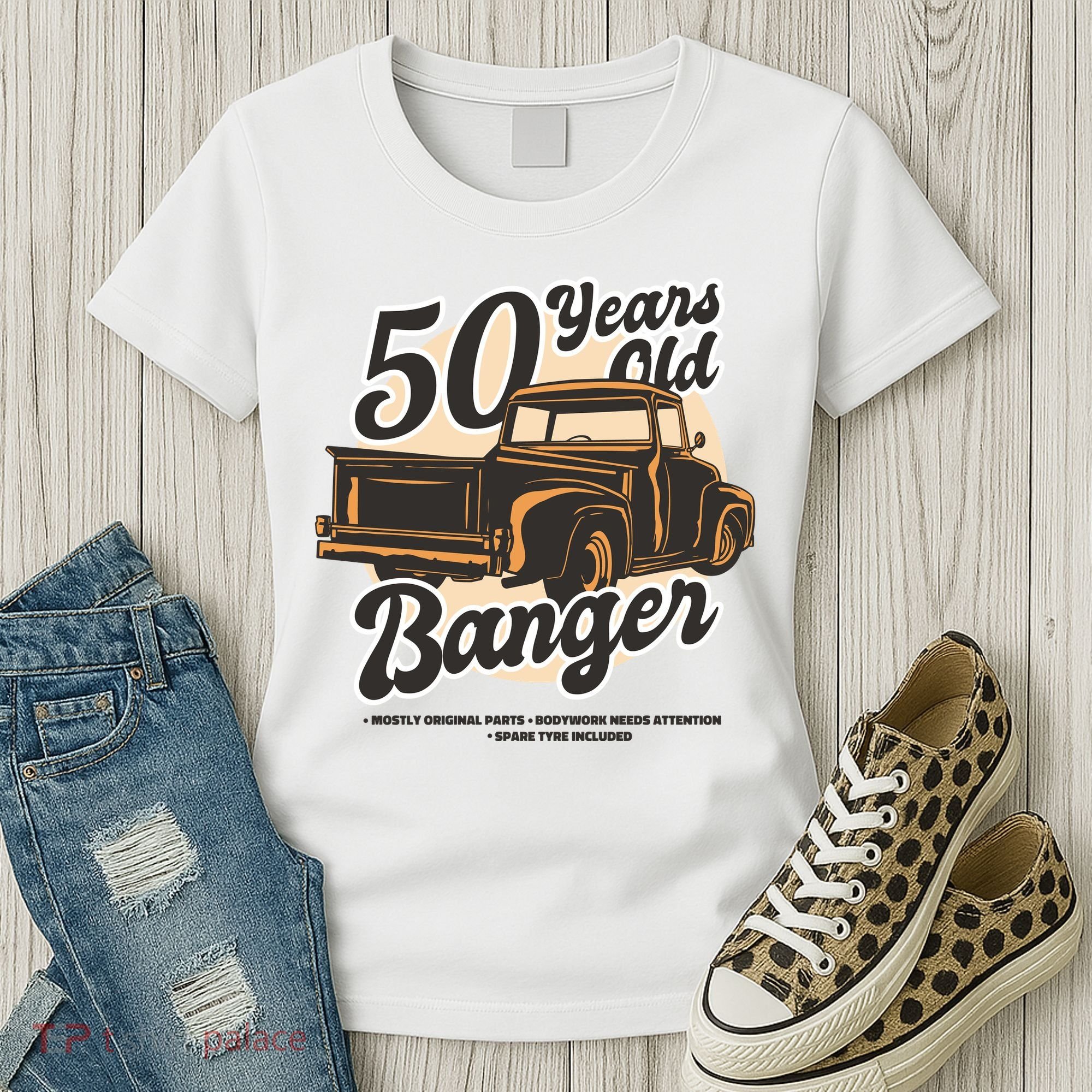 50 Years Old Banger Funny Birthday Women's T-Shirt