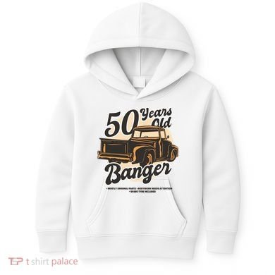 50 Years Old Banger Funny Birthday Kids Hoodie