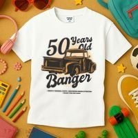 50 Years Old Banger Funny Birthday Kids T-Shirt thumb 3