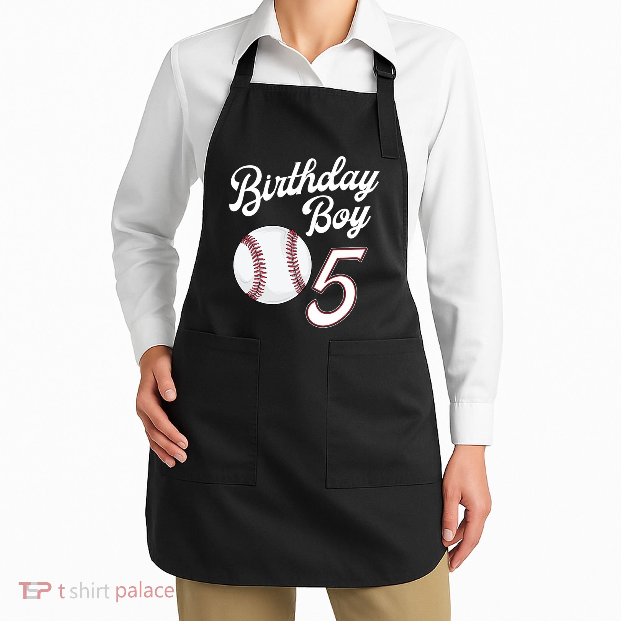5 Years Old Baseball Themed 5th Birthday Party Sports Apron