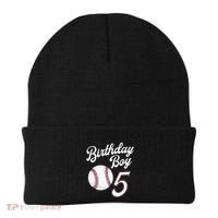 5 Years Old Baseball Themed 5th Birthday Party Sports Beanie thumb 0