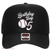 5 Years Old Baseball Themed 5th Birthday Party Sports Hat thumb 0