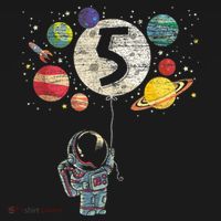 5 Years Old Birthday Boy Gifts Astronaut 5th Birthday Sweatshirt thumb 3