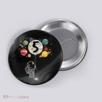 5 Years Old Birthday Boy Gifts Astronaut 5th Birthday Button thumb 0