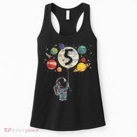 5 Years Old Birthday Boy Gifts Astronaut 5th Birthday Women's Tank Top thumb 0