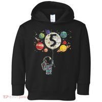 5 Years Old Birthday Boy Gifts Astronaut 5th Birthday Toddler Hoodie thumb 0