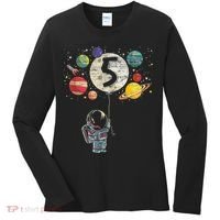 5 Years Old Birthday Boy Gifts Astronaut 5th Birthday Women's Long Sleeve Shirt thumb 0