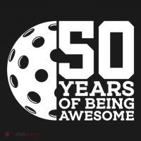 50 Years Of Being Awesome Pickleball 50th Birthday Gift Women's Hoodie thumb 2