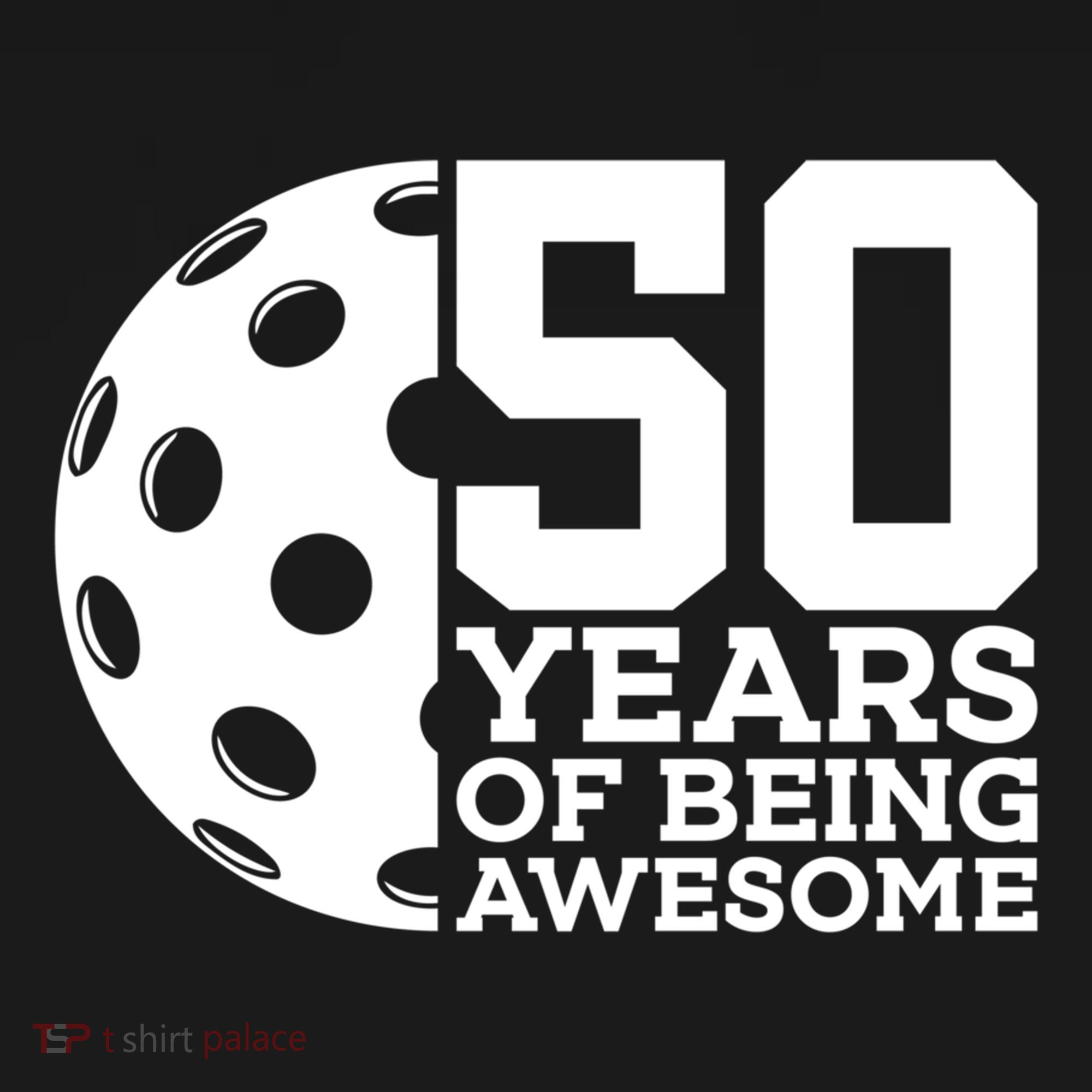 50 Years Of Being Awesome Pickleball 50th Birthday Gift Women's Hoodie