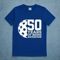 50 Years Of Being Awesome Pickleball 50th Birthday Gift T-Shirt thumb 5