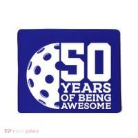 50 Years Of Being Awesome Pickleball 50th Birthday Gift Mousepad thumb 0