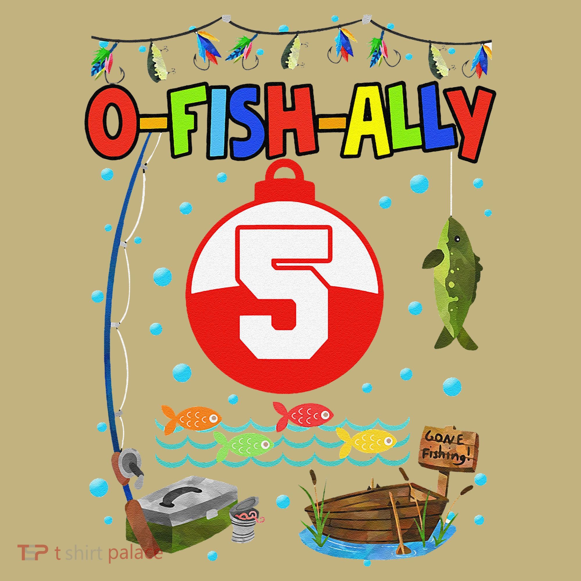 5 Year Old Fishing 5th Birthday Boy Bday Party Decorations Mousepad