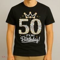 50 years old It's my Birthday Wo 50th Birthday T-Shirt thumb 3