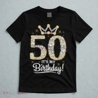 50 years old It's my Birthday Wo 50th Birthday T-Shirt thumb 5