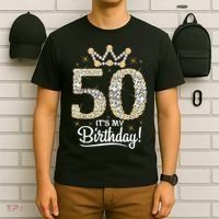 50 years old It's my Birthday Wo 50th Birthday T-Shirt thumb 6