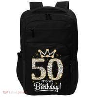 50 years old It's my Birthday Wo 50th Birthday Impact Tech Backpack thumb 0