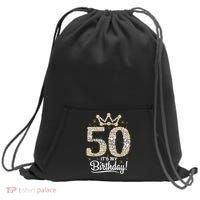 50 years old It's my Birthday Wo 50th Birthday Sweatshirt Cinch Pack Bag thumb 0