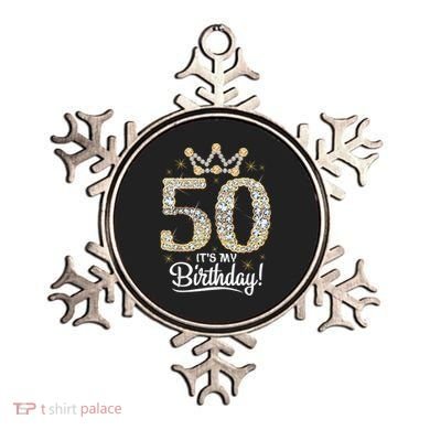 50 years old It's my Birthday Wo 50th Birthday Ornament