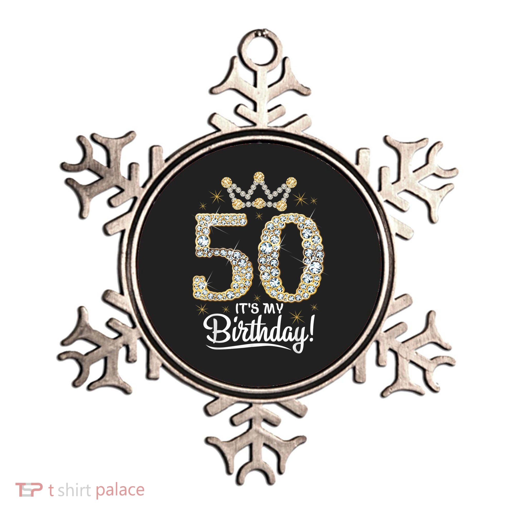 50 years old It's my Birthday Wo 50th Birthday Ornament