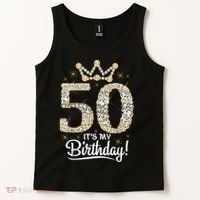 50 years old It's my Birthday Wo 50th Birthday Tank Top thumb 2