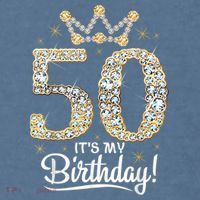 50 years old It's my Birthday Wo 50th Birthday Garment-Dyed Sweatshirt thumb 2