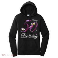 50 Year Old Shirt Floral 1973 It's My 50th Birthday Gift Women's Hoodie thumb 0