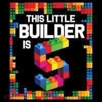5 Year Old Building Blocks Birthday Brick 5th Gift Ornament thumb 1