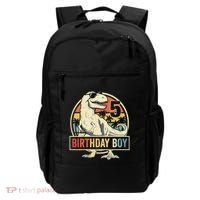5 Year Old  5th Birthday  T Rex Dinosaur Backpack thumb 0