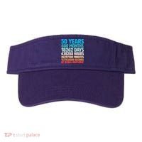 50 Years Of Being Awesome 50th Birthday Time Breakdown Visor thumb 0