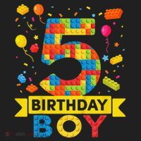 5 Year Old Building Blocks 5th Birthday Beanie thumb 2