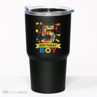 5 Year Old Building Blocks 5th Birthday Tumbler thumb 0